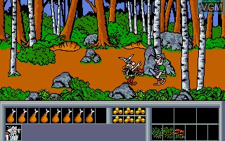 In-game screen of the game Asterix and Operation Getafix on Atari ST