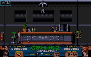 In-game screen of the game Gremlins 2 on Atari ST