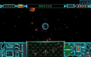 In-game screen of the game Star Raiders on Atari ST