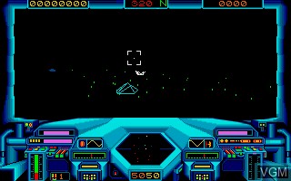 In-game screen of the game Starglider on Atari ST
