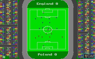 In-game screen of the game Football Manager - World Cup Edition on Atari ST