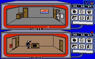 In-game screen of the game Spy vs Spy on Atari ST