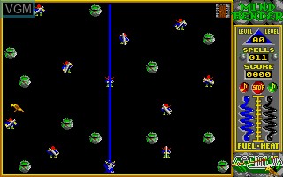 In-game screen of the game Mindbender on Atari ST