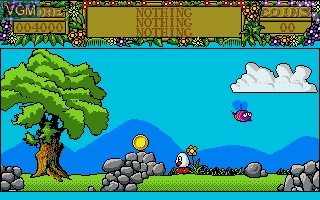 In-game screen of the game Treasure Island Dizzy on Atari ST