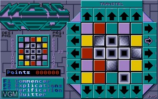In-game screen of the game Magic Cases on Atari ST