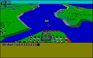 In-game screen of the game Armada on Atari ST