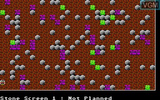 In-game screen of the game Stone-Age on Atari ST