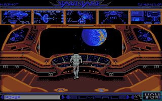 In-game screen of the game Starblade on Atari ST