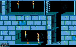 In-game screen of the game Prince of Persia on Atari ST