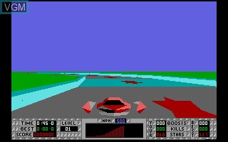 In-game screen of the game S.T.U.N. Runner on Atari ST