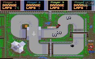 In-game screen of the game Super Grand Prix on Atari ST