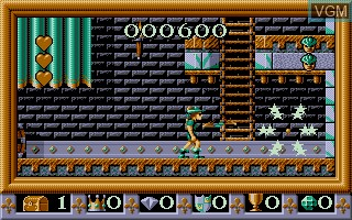 In-game screen of the game Robin Hood - Legend Quest on Atari ST