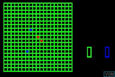 In-game screen of the game GoMoku on Acorn Atom