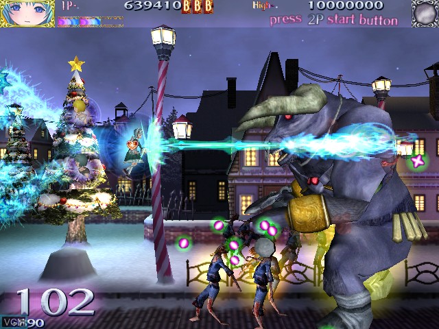 In-game screen of the game Deathsmiles II - Makai no Merry Christmas on Cave Cave 3rd