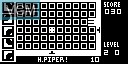 In-game screen of the game Piper on RCA Chip 8