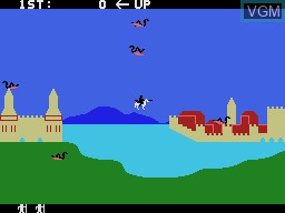 In-game screen of the game Sir Lancelot on Coleco Industries Colecovision