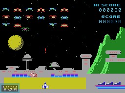 In-game screen of the game Spectron on Coleco Industries Colecovision