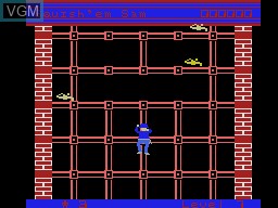 In-game screen of the game Squish'em Sam on Coleco Industries Colecovision