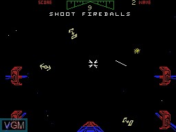In-game screen of the game Star Wars - The Arcade Game on Coleco Industries Colecovision