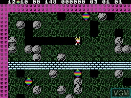 In-game screen of the game Boulder Dash on Coleco Industries Colecovision