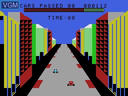 In-game screen of the game Turbo on Coleco Industries Colecovision