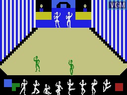 In-game screen of the game Dance Fantasy on Coleco Industries Colecovision