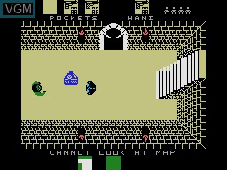 In-game screen of the game Alcazar the Forgotten Fortress on Coleco Industries Colecovision