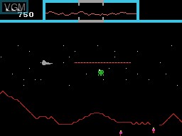 In-game screen of the game Defender on Coleco Industries Colecovision
