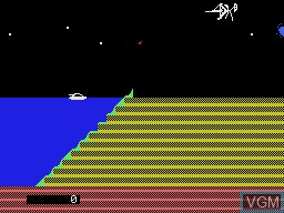 In-game screen of the game James Bond 007 on Coleco Industries Colecovision