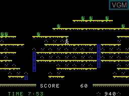 In-game screen of the game Mountain King on Coleco Industries Colecovision