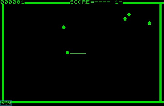In-game screen of the game Blockade Special! on Commodore PET