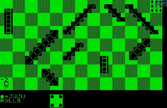 In-game screen of the game Bonzo! on Commodore PET