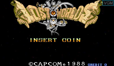Title screen of the game Lost Worlds on Capcom CPS-I