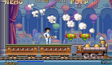 In-game screen of the game Nemo on Capcom CPS-I
