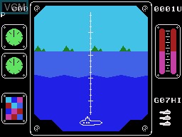 Title screen of the game Air Sea Attack on VTech Creativision