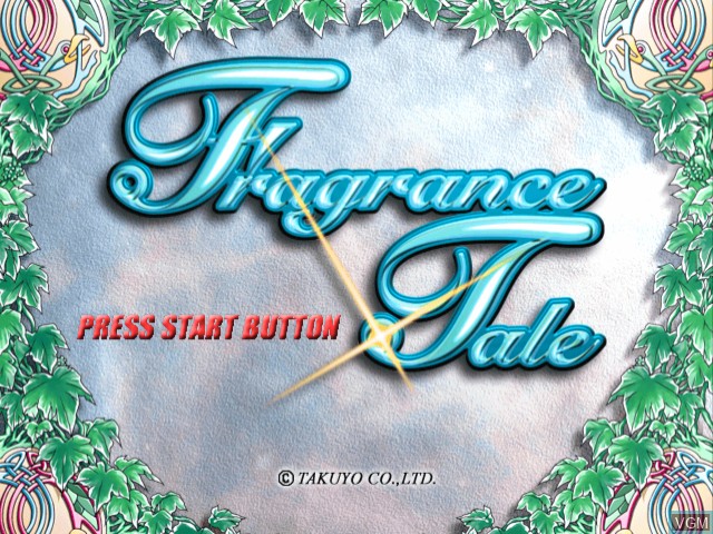 Title screen of the game Fragrance Tale on Sega Dreamcast