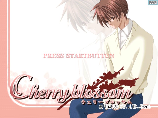 Title screen of the game Cherry Blossom on Sega Dreamcast