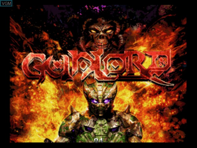Title screen of the game GunLord on Sega Dreamcast