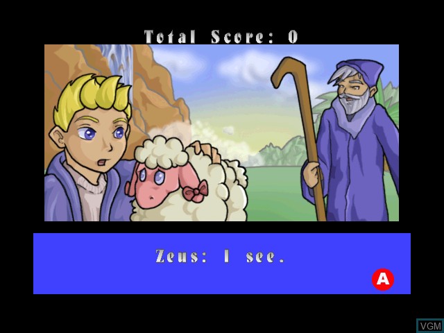 Menu screen of the game Cool Herders on Sega Dreamcast
