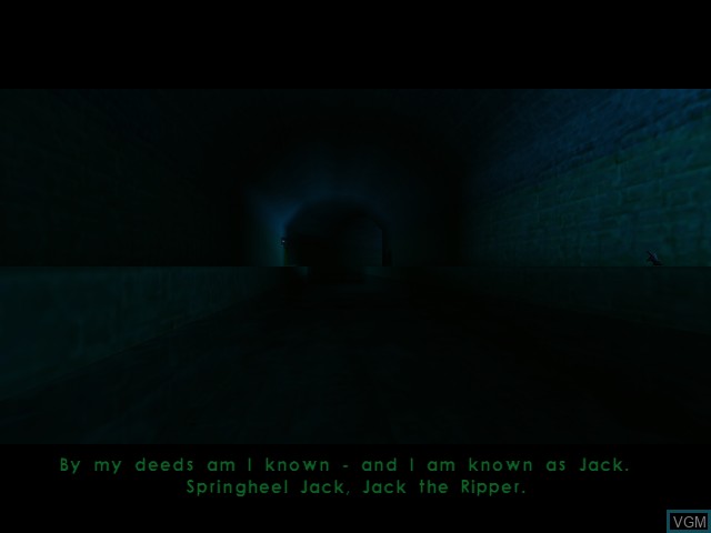 Menu screen of the game Shadow Man on Sega Dreamcast