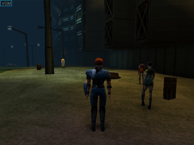 In-game screen of the game Nomad Soul, The on Sega Dreamcast