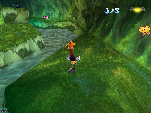 In-game screen of the game Rayman 2 - The Great Escape on Sega Dreamcast
