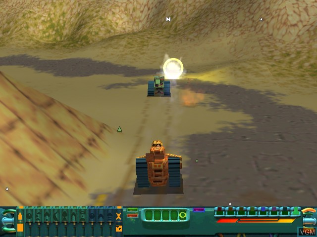 In-game screen of the game Wild Metal on Sega Dreamcast