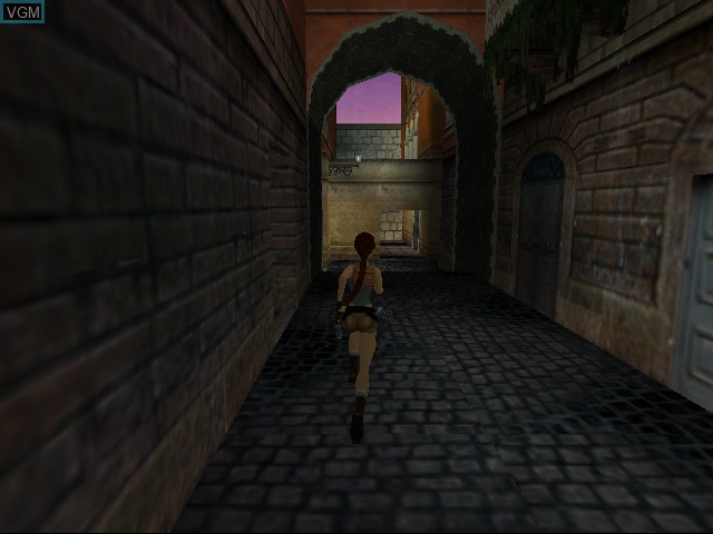 In-game screen of the game Tomb Raider - Chronicles on Sega Dreamcast