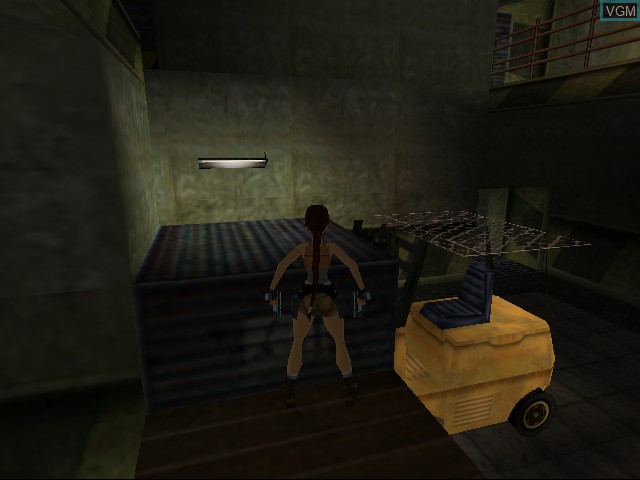 In-game screen of the game Tomb Raider - Chronicles on Sega Dreamcast