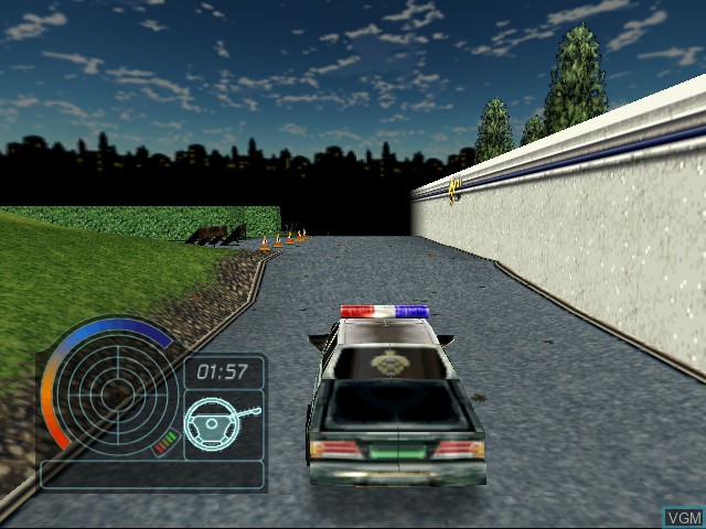 In-game screen of the game Urban Chaos on Sega Dreamcast