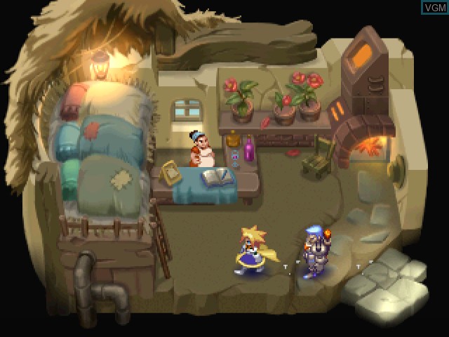In-game screen of the game El Dorado Gate Volume 6 on Sega Dreamcast
