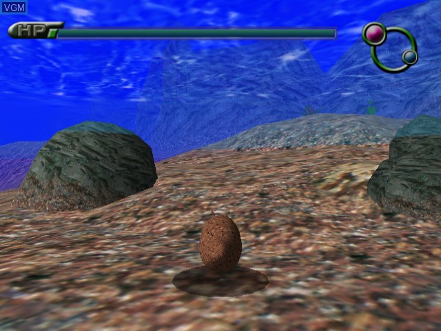 In-game screen of the game Seventh Cross on Sega Dreamcast