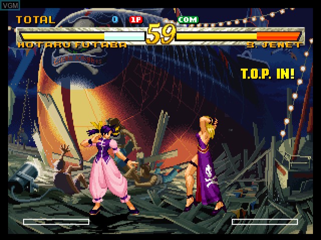 In-game screen of the game Fatal Fury - Mark of the Wolves on Sega Dreamcast