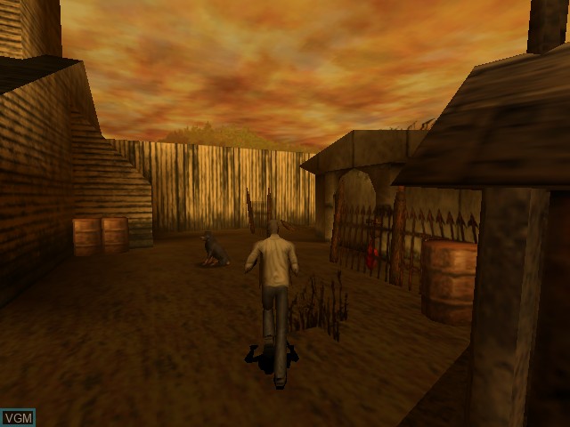 In-game screen of the game Shadow Man on Sega Dreamcast